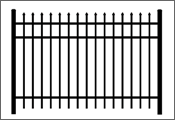 On Guard Ornamental Aluminum Fence Residential - Longspur