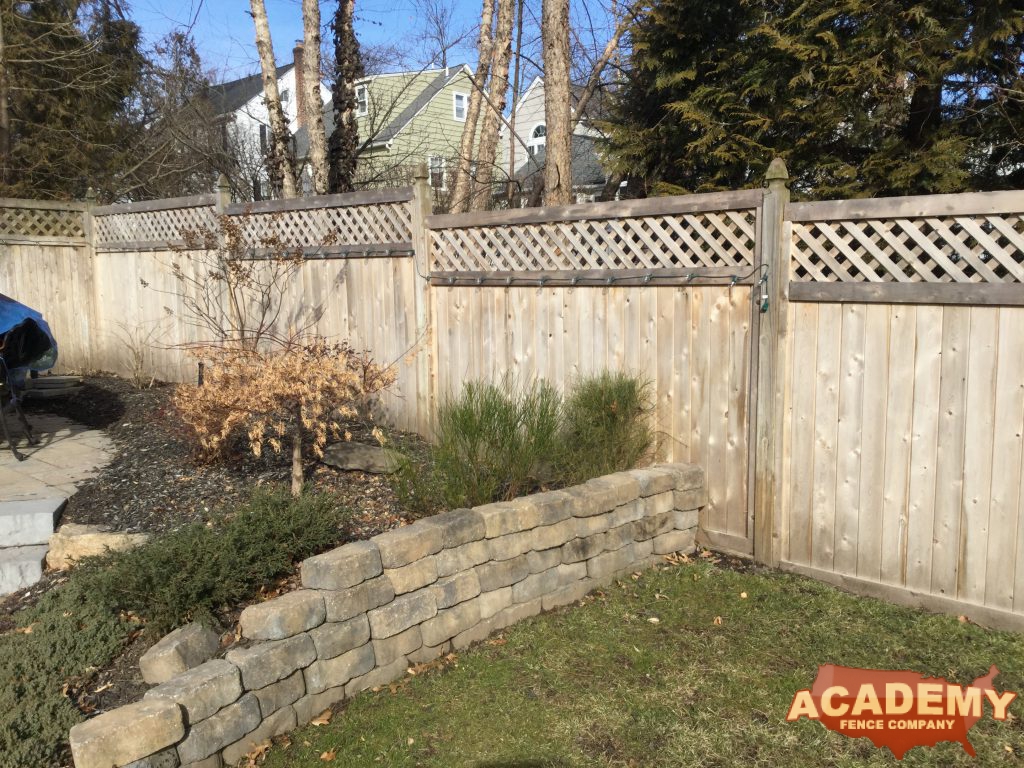 6 Foot Cedar Wood Privacy Fence installed by Academy Fence Company in Nutley, NJ - Essex County