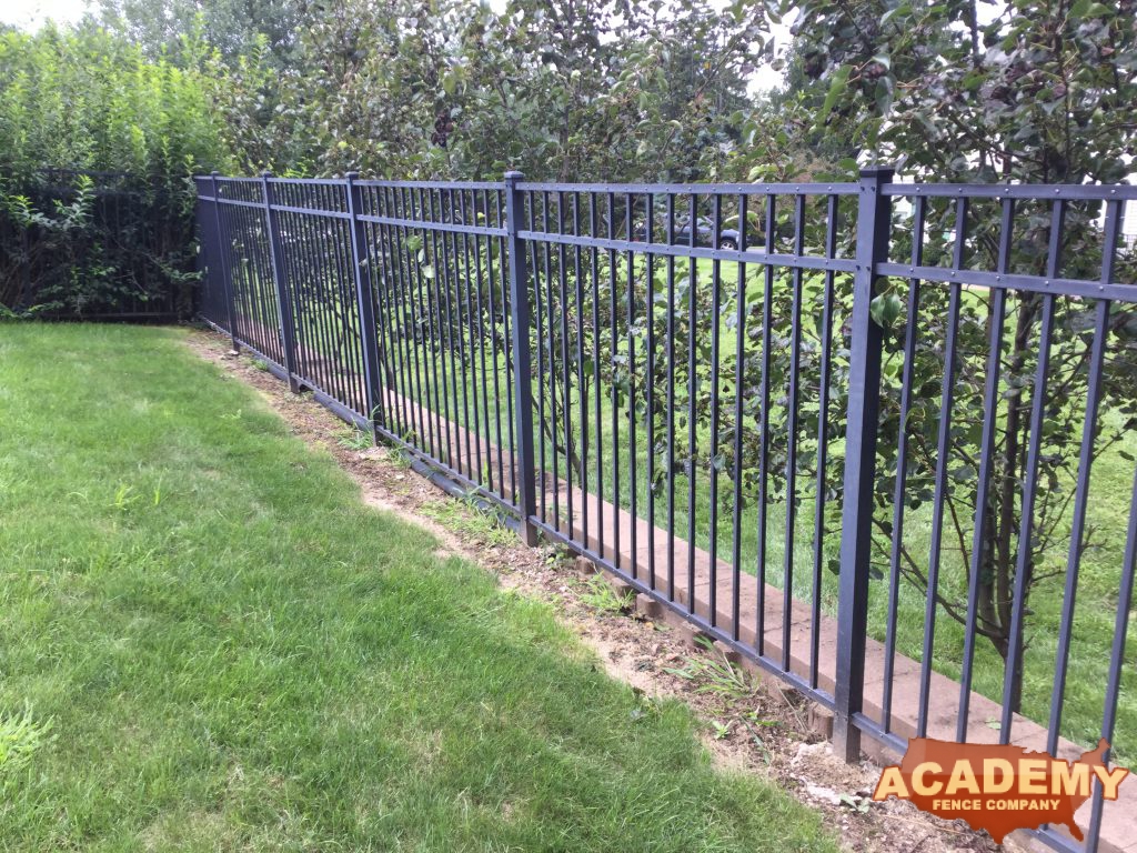 Aluminum Fence Installation Academy Fence Company Residential Mendham Morris County New Jersey