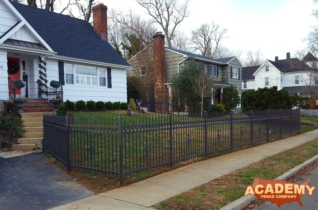 Aluminum Fence Install Custom