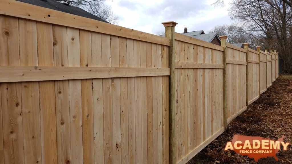 Cedar Tongue-in-Groove Fence