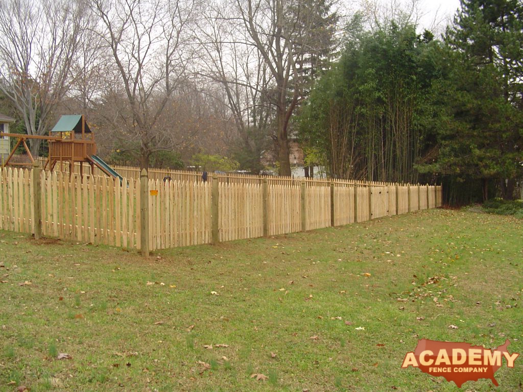 4' Wood Spaced Fence installed by Academy Fence Company in Berkeley Heights, NJ. Union County