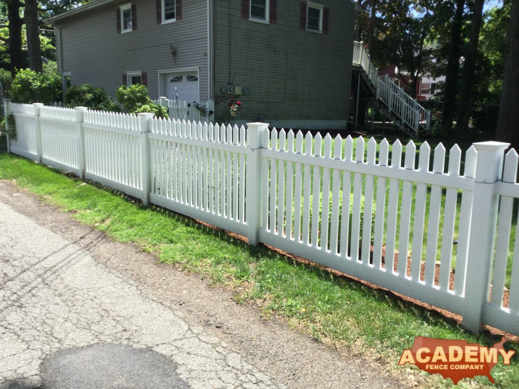 PVC Fence Spaced Picket Residential