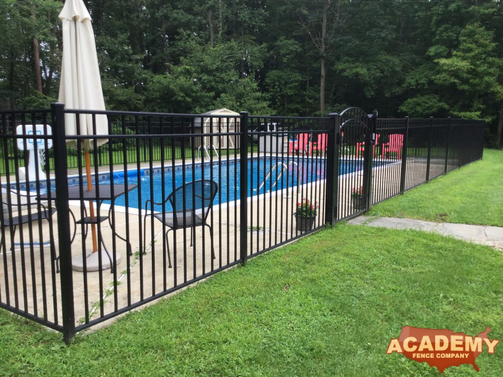 Pool Code Fence Installation Residential Decorative Aluminum Academy Fence Company Mendham New Jersey Morris County