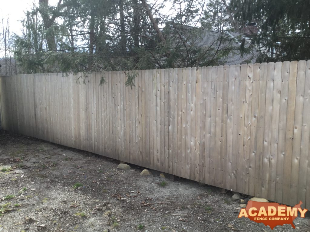 6 Foot Wood Privacy Fence Boonton Township NJ Morris County