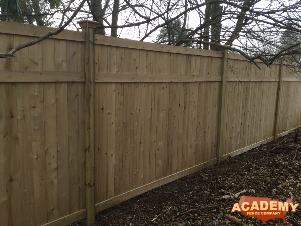 6 Foot Cedar Wood Privacy Fence