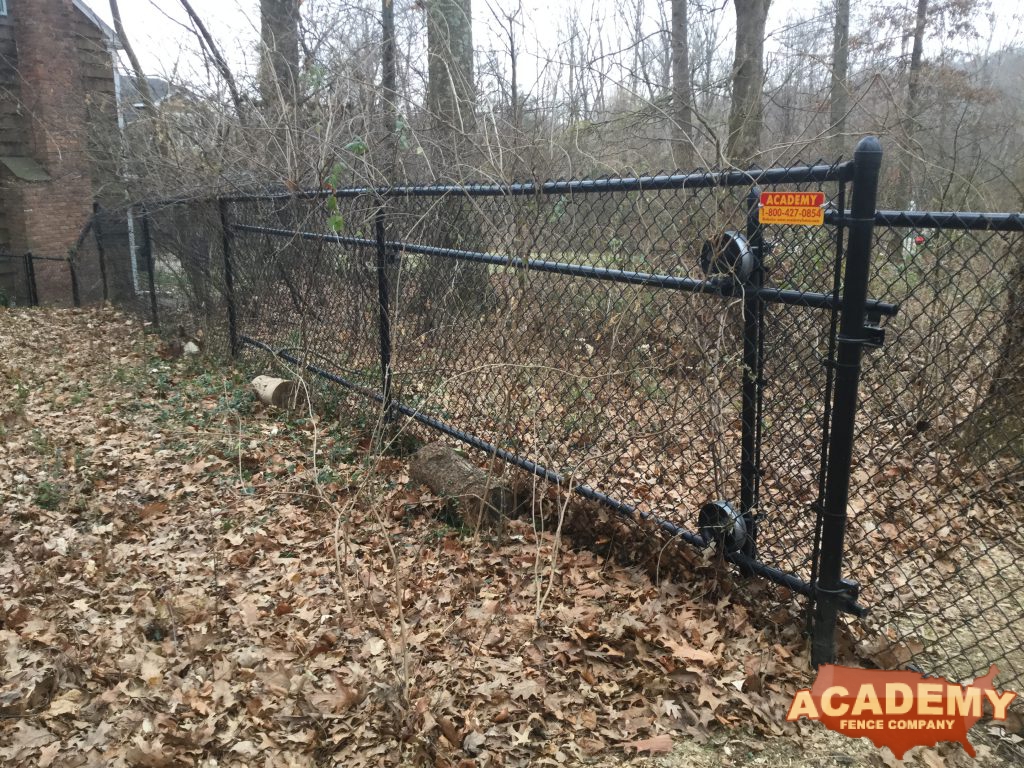 All Black Chain Link Fence Chester NJ