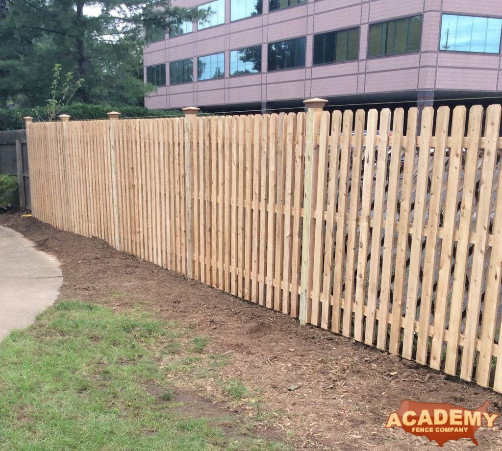 Board On Board Cedar Wood Shadowbox Fence Installation Residential Academy Fence Company Clifton New Jersey