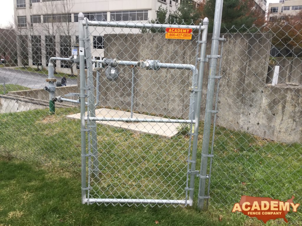 chain link, commercial, corporate, gate, parking lot, utility fence, security, industrial