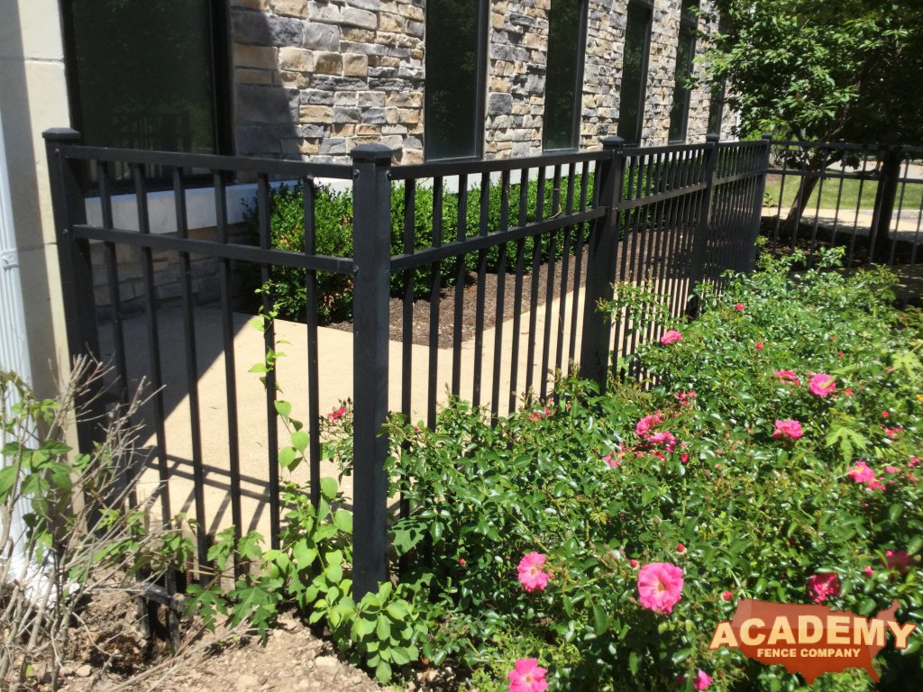 Ornamental Aluminum Picket Fence Installation Parsippany New Jersey Academy Fence Company Church