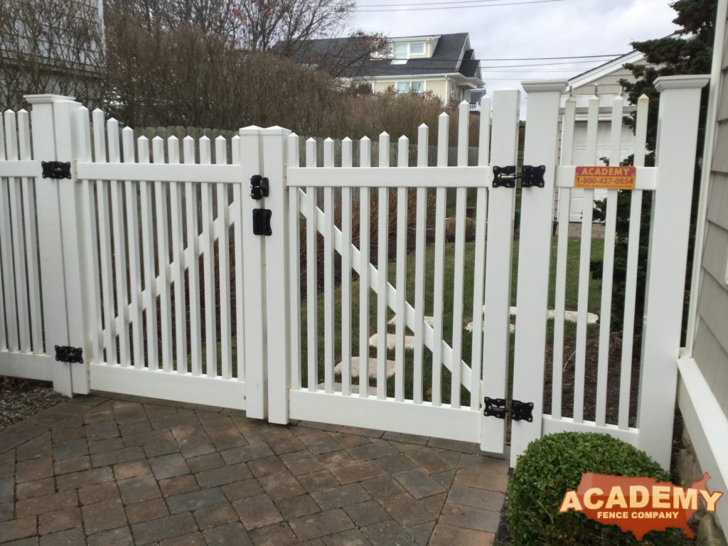 PVC Square Spindle Picket Gate Spring Lake NJ installation contractor price quote estimate