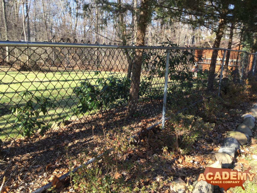 Chainlink Fence Residential Installation Academy Fence Installation Company Montville NJ