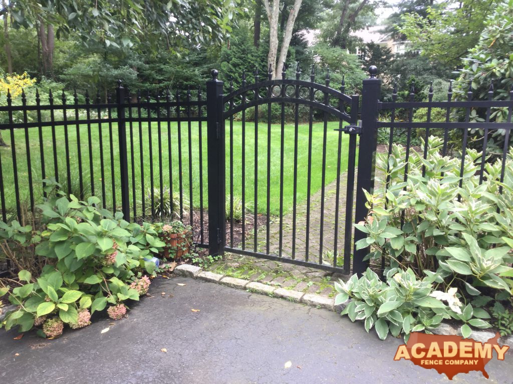 Jerith kensington Decorative Aluminum Picket Fence Installation Academy Fence Company Residential Short Hills New Jersey