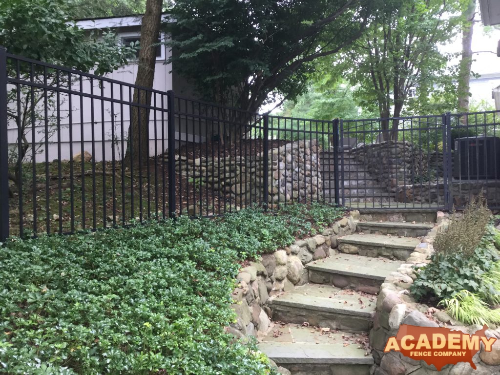 Repair Ornamental Aluminum Picket Fence Repair Installation Academy Fence Company Residential Short Hills New Jersey