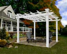 Vinyl Mandalay Pergola