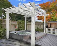 Vinyl Portland Pergola