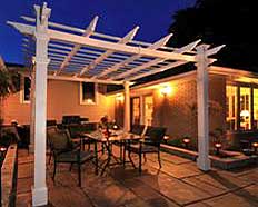 Vinyl Tuscany Pergola