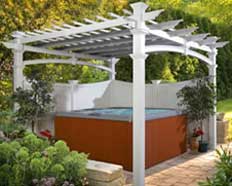 Vinyl Venetian Pergola