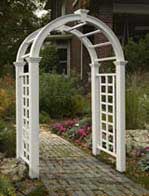 Vinyl Nantucket Deluxe Arbor