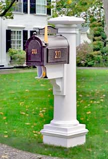 Statesville Mailbox Post