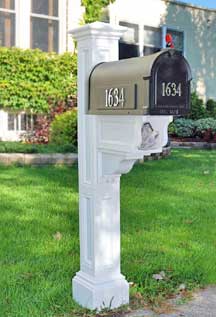 Charleston Plus Mailbox Post