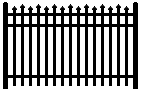 Bravo Style  Aluminum Fence