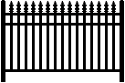 Kensington Style Ornamental Aluminum Fence