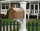 vinyl mailbox posts