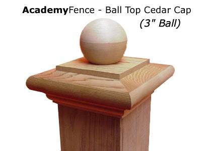 Ball Top Post Cap