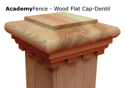 Flat Dentil Post Cap