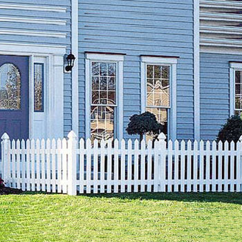 Bufftech Traditional Cape Cod Vinyl Fence