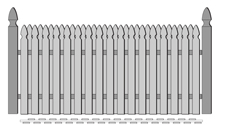 Bd on Bd  2 1/2 in Section-SOT-French Gothic 